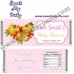 Pumpkin Baby Shower candy bar wrappers, (002bspump)